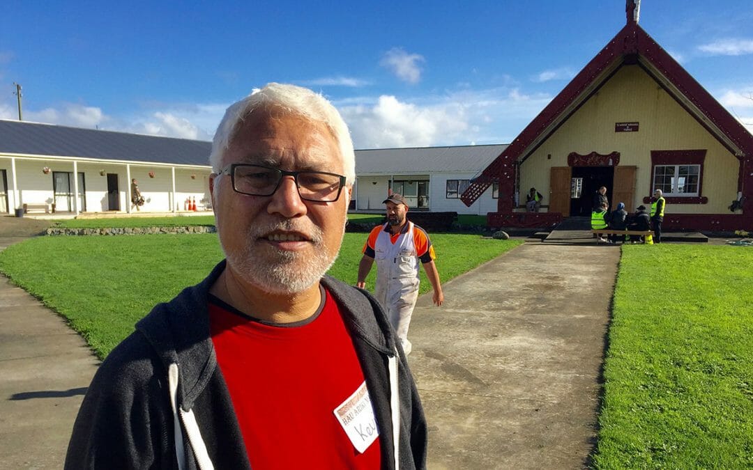 Mucking in at Martinborough marae